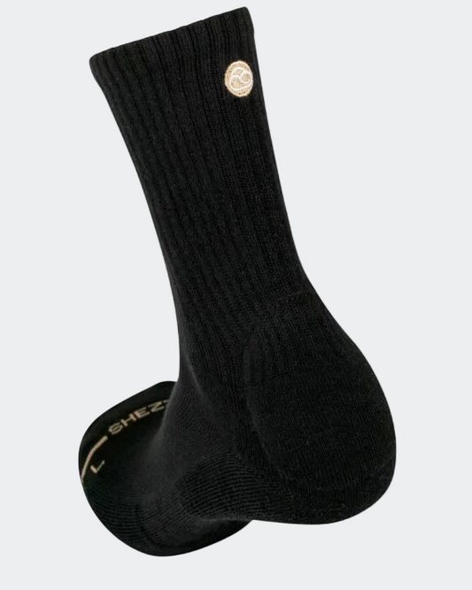 black crew socks