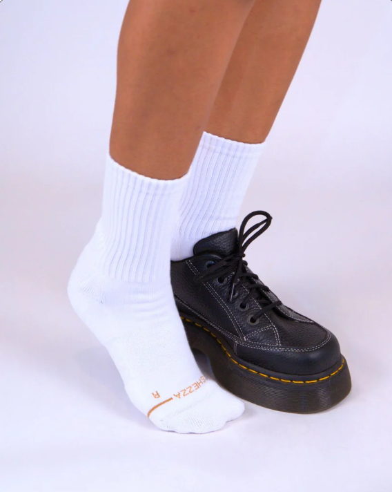 white crew socks