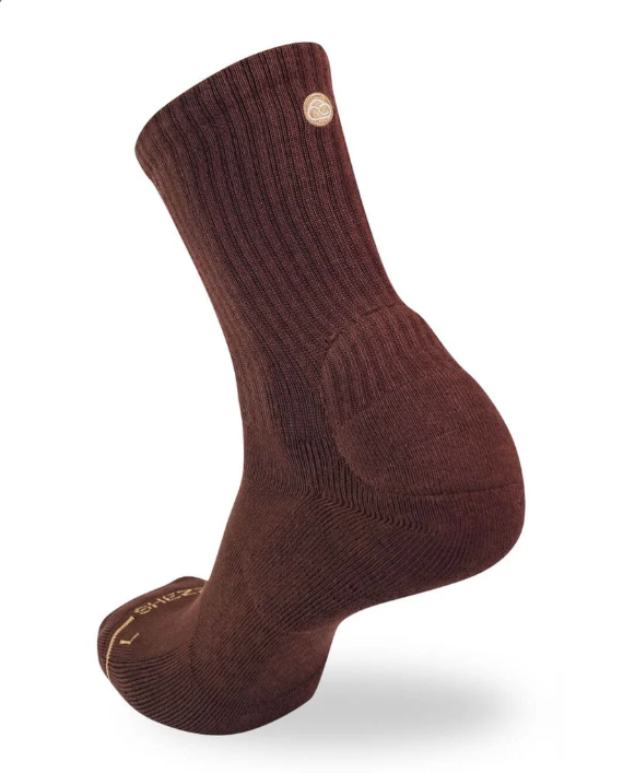 brown crew soks