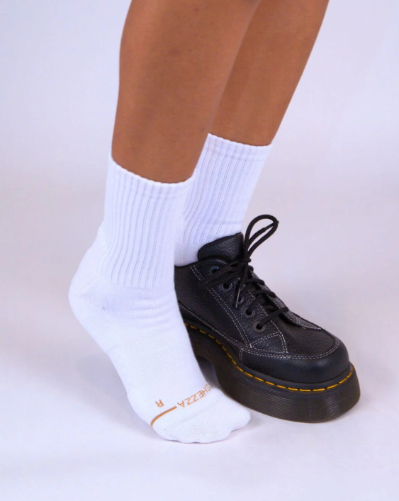 white crew socks 