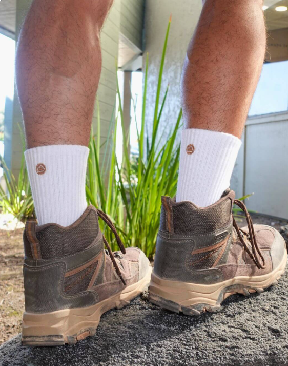 white crew socks 