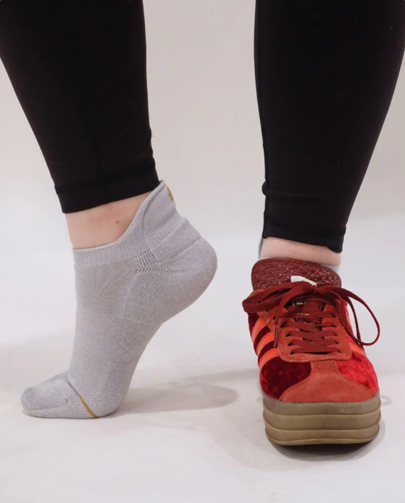 grey ankle socks