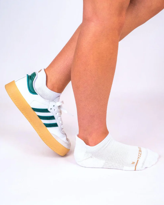 white ankle socks