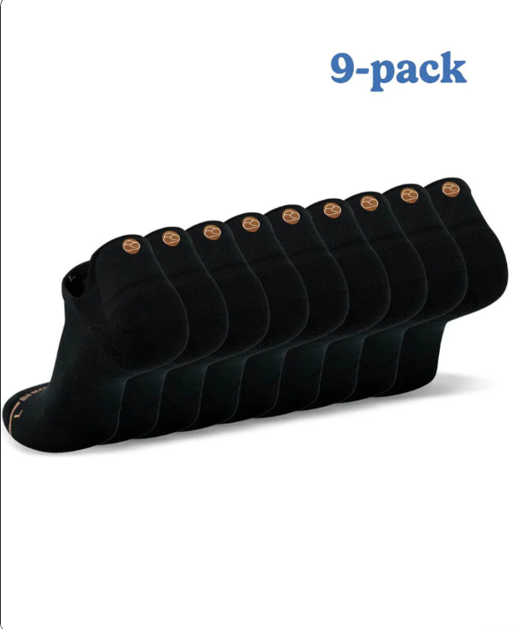 black ankle sovks pack of 9