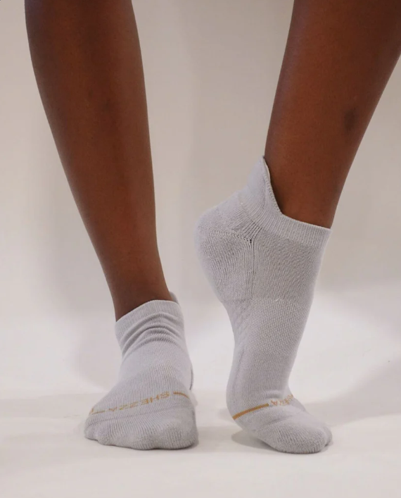 white ankle socks