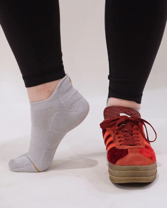 grey ankle socks