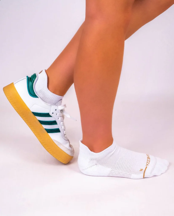 white ankle socks