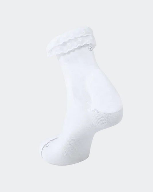white lace socks
