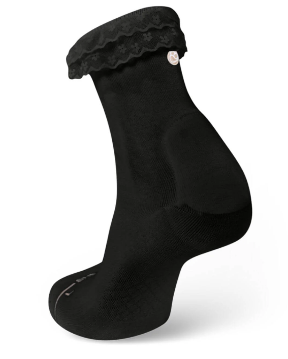 black lace socks